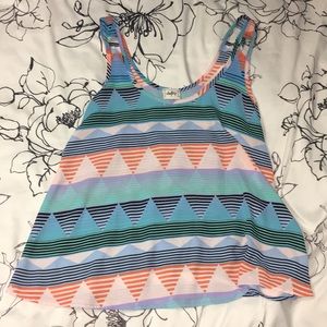 Tribal print Tank tip